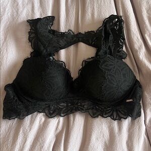 PINK Victoria's Secret Black Lace Bra